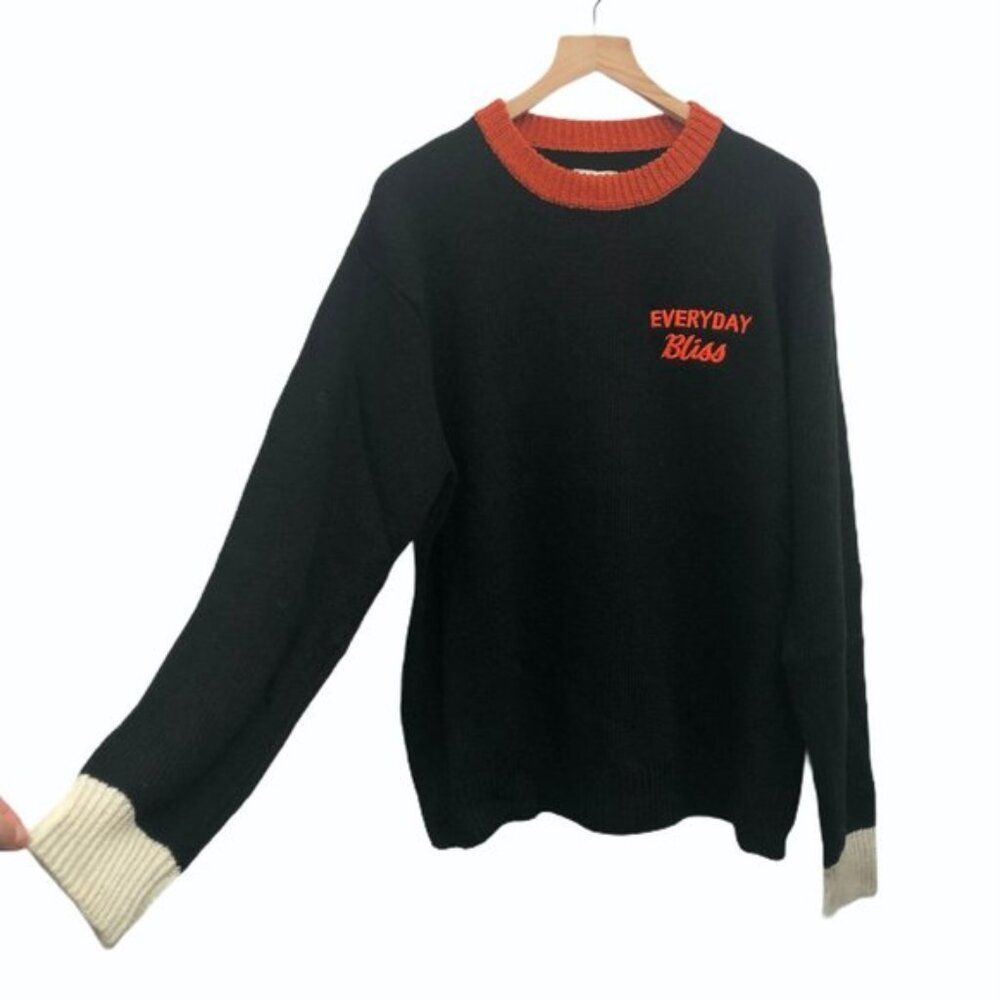 New UNIF Black Everyday Bliss Sweater - Size L